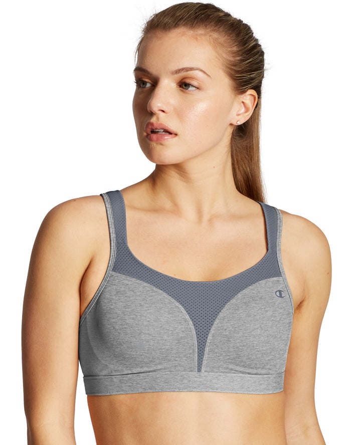 Sujetador Deportivo Champion Mujer - The Spot Comfort® ( Gris ) 4086271-NL